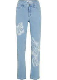 Straight Jeans Mid Waist, Schmetterling, bonprix