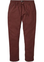 Pantalon chino avec lin, Regular Fit, Straight, bpc bonprix collection