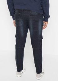 Slim Fit Cargo-Stretch-Jeans, Straight, bonprix