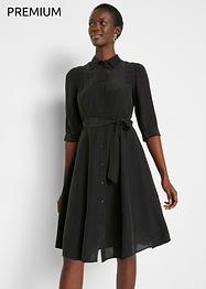 Kleid mit Seidenanteil und Bindeband, bpc selection premium