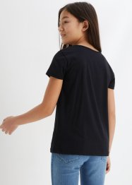 Mädchen T-Shirt (2er  Pack), bonprix