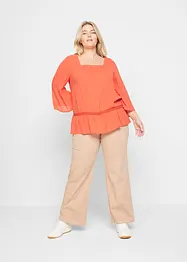 Tunique-blouse à décolleté carré, bonprix