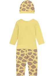 Body bébé, legging, bonnet en coton (Ens. 3 pces.), bpc bonprix collection