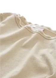 Pull en fine maille coton et soie, bonprix