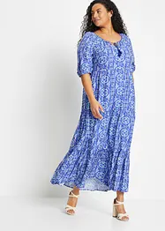 Robe longue imprimée en viscose, bonprix