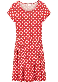 Robe T-shirt fille à pois, bonprix