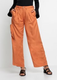Pantalon chino avec plis creux en Lyocell, RAINBOW