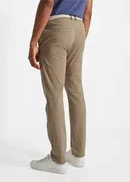 Regular Fit Stretch-Chinohose mit Gürtel, Straight, bonprix