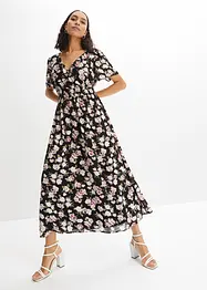 Robe longue à imprimé fleuri, bonprix