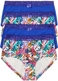 Maxipanty mit Spitze (4er Pack) mit Bio-Baumwolle, bpc bonprix collection