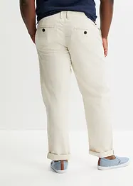 Relaxed Fit Schlupf-Hose mit Leinen, Straight, bonprix