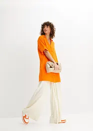 Oversize-Longbluse aus Baumwoll-Musselin, bonprix