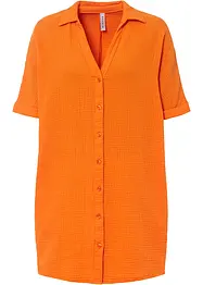 Oversize-Longbluse aus Baumwoll-Musselin, bonprix