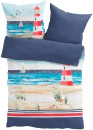 Parure de lit réversible avec motif marin, bpc living bonprix collection