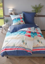 Parure de lit réversible avec motif marin, bpc living bonprix collection