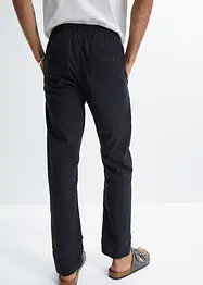 Pantalon chino Regular avec lin, Straight, bonprix