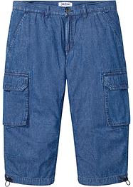 3/4-Jeans mit Cargotaschen, Loose Fit, John Baner JEANSWEAR