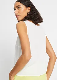 Top fluide avec dentelle, bonprix