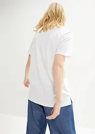 Baumwoll-Shirt mit Druck, Kurzarm, bonprix