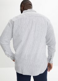 Langarmhemd mit Krempelfunktion mit Leinen, bpc bonprix collection
