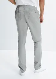 Pantalon droit stretch taille élastiquée, Regular, bonprix