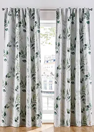 Rideau occultant à imprimé floral brillant (1 pce), bonprix