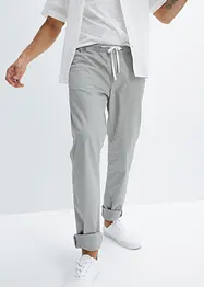 Pantalon droit stretch taille élastiquée, Regular, bonprix