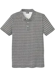 Poloshirt, Kurzarm mit Komfortschnitt und Minimaldruck, bonprix