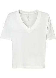 Shirt mit tiefem V-Ausschnitt, bonprix