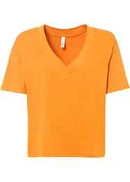 Shirt mit tiefem V-Ausschnitt, bonprix