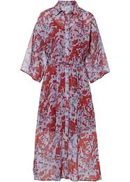 Blusenkleid mit Tie Dye Druck, RAINBOW