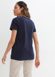 T-shirt col V sans coutures Essential, bpc bonprix collection