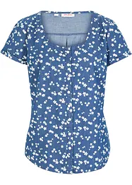 Jeansbluse aus Bio Baumwolle, bonprix