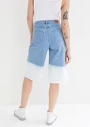 Wide Leg Jeans, Mid Waist, Bermuda Dip Dye, John Baner JEANSWEAR