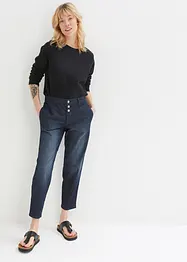 Jean Mom, taille moyenne, longueur genou, John Baner JEANSWEAR