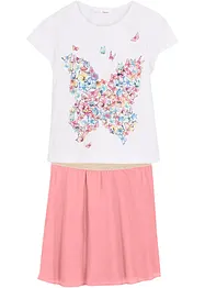 Mädchen Shirt + Rock (2-tlg.Set), bonprix