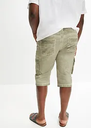 Bermuda cargo long extensible, Regular, bonprix