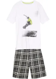 Jungen T-Shirt und kurze Shirthose (2-tlg.Set) aus Bio Baumwolle, bonprix