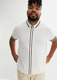 Piqué-Poloshirt mit Reißverschluss, bonprix