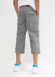 Loose Fit 3/4 Cargohose aus reiner Baumwolle, bonprix