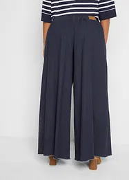 Jupe-culotte ample en jean, bonprix