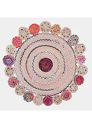 Tapis rond avec cercles multicolores, bonprix