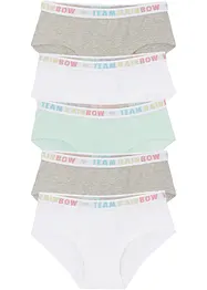 Hipster mit weicher Baumwolle (5er Pack), bonprix