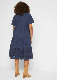 Tunika-Kleid mit Lochstickerei, bonprix