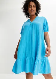 Robe courte en gaze de coton, bonprix
