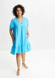 Robe courte en gaze de coton, bonprix