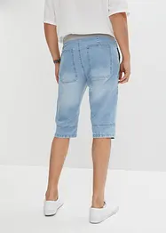 Long Schlupf-Jeans-Bermuda, Loose Fit, bonprix