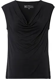Top mit Wasserfallausschnitt, bonprix
