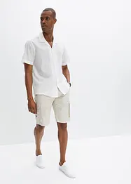 Bermuda cargo avec ceinture, Regular, bonprix
