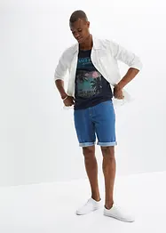 Débardeur marcel avec imprimé photo en coton, bonprix
